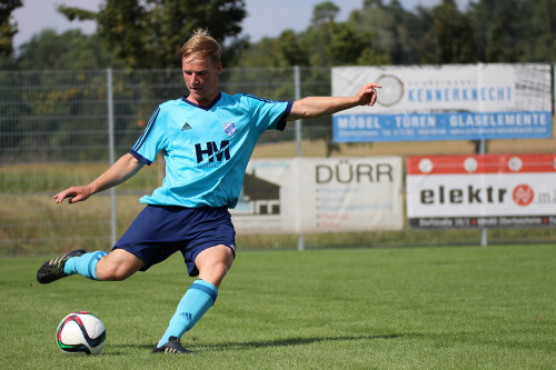 Bild: Traf in seinem ersten Punktspiel für die Sportfreunde: Neuzugang Yann Schoenenberger